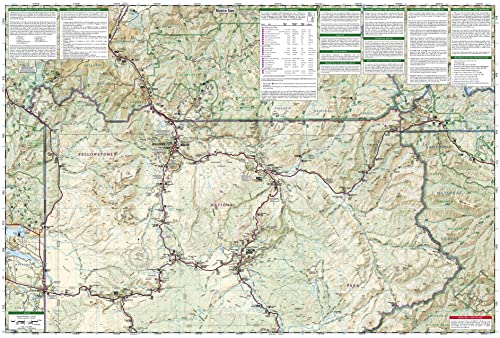 Yellowstone National Park Map (National Geographic Trails Illustrated Map, 201) - Image 5