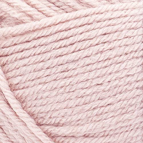 Image of Lion Brand Yarn Basic Stitch Anti-Pilling Yarn for Crocheting, Knitting, and Crafts, Blush Heather, 3 Pack