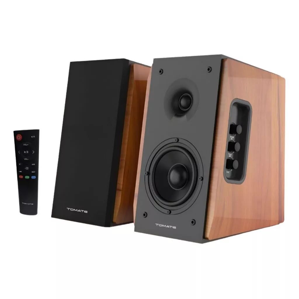 Caixa De Som Ativa Monitor Bluetooth Óptico Mts 2046 Preto