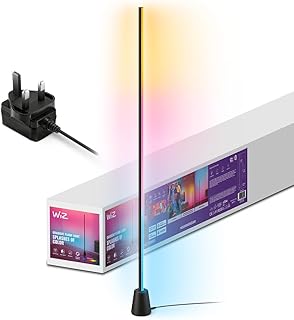 WiZ Gradient Floor Light – RGBIC Displays Multiple Colors at Once – Easy Setup and Sleek Design – Connects to Your Wi-Fi - Voice/App Control, Works with Google Home, Alexa and HomeKit