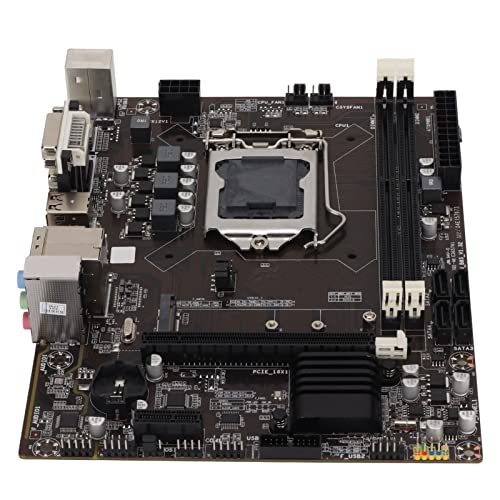 Fockety Scheda Madre, Scheda Madre per Computer Desktop B85 DDR3, SATA, USB, Disco Rigido M.2 Interfaccia CPU 1150 Pin Scheda di Rete 100M Scheda Madre da Gioco più Veloce