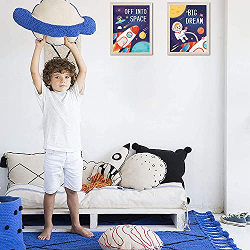 Dfzus 8 Pieces Space Wall Prints Unframed Space Inspirational Posters 8 X 10 Inch #TOP6