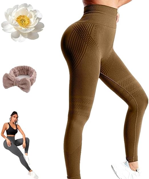 3D Circulation Boost Leggings, High Waisted and Hip Lifting Yoga Elastic Quick Drying Anti Cellulite Leggings