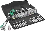 Wera – Wera Zyklop Speed-Knarrensatz 8100 SB 6. 3/8 Zoll, Antrieb, 