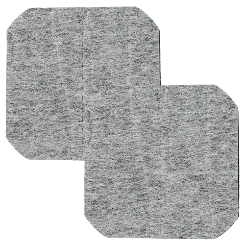 vhbw 2X Aktivkohle-Filter kompatibel mit Tefal Super Classic 1000 Fritteuse - 12 x 12 x 0,8 cm