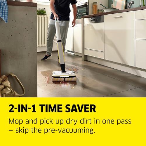 Kärcher FC 7 Cordless All-in-One Hard Floor Cleaner with 4-Roller Technology for Simultaneous Wet and Dry Debris Removal by KÄRCHER - Image 4