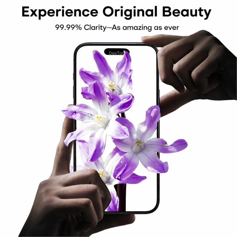 Image of Super-D Military-Grade Tempered Glass Screen Protector For iPhone 17 (6.3 Inch) - 9H Hardness Ultra HD Clear Edge-to-Edge Full Coverage Screen Guard, Anti-Scratch, Shatterproof, Bubble-Free (Pack of 2)