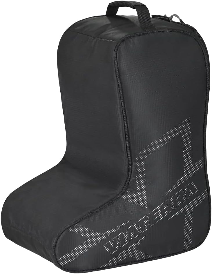ViaTerra Boot Bag/Shoe Travel Bag for Motorcycle Riding Boots | Available in 2 Sizes | Compatible for Motocross Knee high Boots (Large)