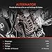 A-Premium Alternator Compatible with Chevy Silverado 1500, Tahoe, Suburban & GMC Sierra 1500, Yukon & Cadillac Escalade & Hummer H2, 12V 160A CW 6-Groove Pulley, Replace# 15093928 15857608 ADR0369