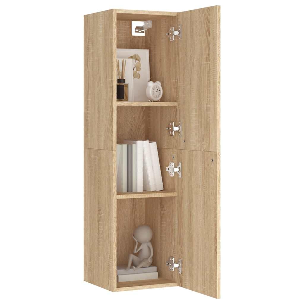 Hothingwell TV-Möbel zum Aufhängen, Holz, 2 Regale, 110 cm | Robustes Wanddesign, Aufbewahrung für Bücher und DVDs, einfache Reinigung mit feuchtem Tuch