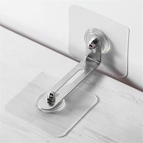 Miniatura 6 de Anclajes adhesivos de pared para muebles (4 pares), kit de correas antipuntas para muebles a prueba de bebés, estantería segura, armario a pared