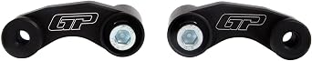 GP Kompozit Mirror Riser Extenders Black Compatible for Bajaj Dominar 250 / Dominar 400 2020-2023