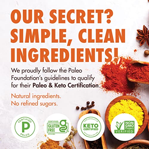 Kevin's Natural Foods Tikka Masala Sauce - Keto And Paleo Simmer Sauce - Stir-Fry Sauce, Gluten Free, No Preservatives, Non-Gmo - 3 Pack (Tikka Masala) #TOP1