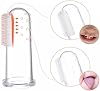 Optana 0-3 Years Soft Silicone Baby Palate Teether Finger Toothbrush Baby Toothbrush Finger Brush