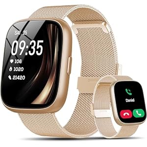 Cillso – Smartwatch Damen mit Alexa, 1.83" HD Fitness Tracker mit Blu