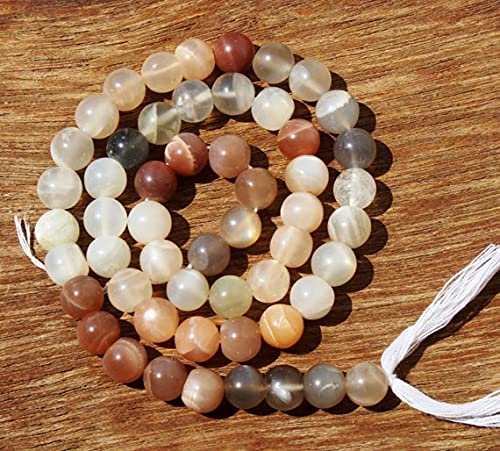 Perles pierre de lune naturelle 7mm pour créer vos bracelets bien-être au quotidien