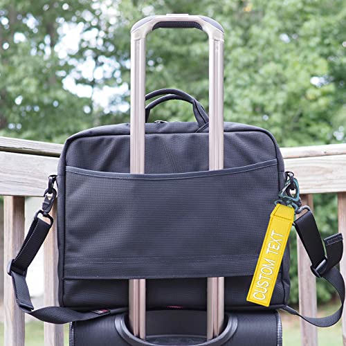 Mvcen Personalized Keychain, Custom Name Number Key Tag 1Pc Embroidery Double-Sided Keychain Customizable Key Chain Keyring Accessories For Outdoor Backpack, Luggage, Car, Gift #TOP3