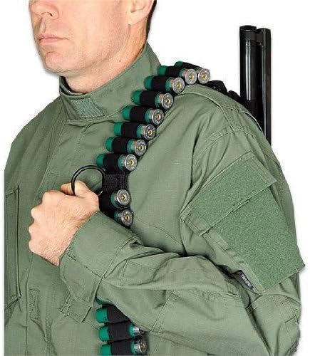 Miniatura 2 de Escort - Eslinga de munición para escopeta SEMI-AUTO calibre 12 o 20, con capacidad para 25 proyectiles, fabricada en Estados Unidos.