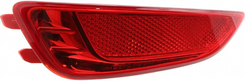 CarLights360 For Hyundai Accent Hatchback 2012-2016 Rear Reflector White Driver Side DOT Certified | HY1184104 | 92406 1R200