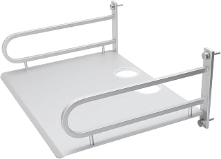 Wall Mount Aluminum Shelf for Router and Game Console Storage