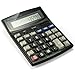 Victor 1190 12-Digit Standard Function Desktop Calculator, Battery and Solar Hybrid Powered Tilt LCD Display, Large Keys, Great for Home and Office Use, Black