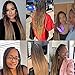 Extensiones de pelo sintético en trenza, largo de 61 cm, 6 unidades,...