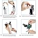 SEVENKA Cell Phone Camera Lens Kit, 18X Telephoto Lens with Remote Shutter, Tripod, Fisheye, Macro and Wide Angle Lens for iPhone 11 Pro Max X XS Max XR/8/7/6/6s Samsung Android Smartphone Black