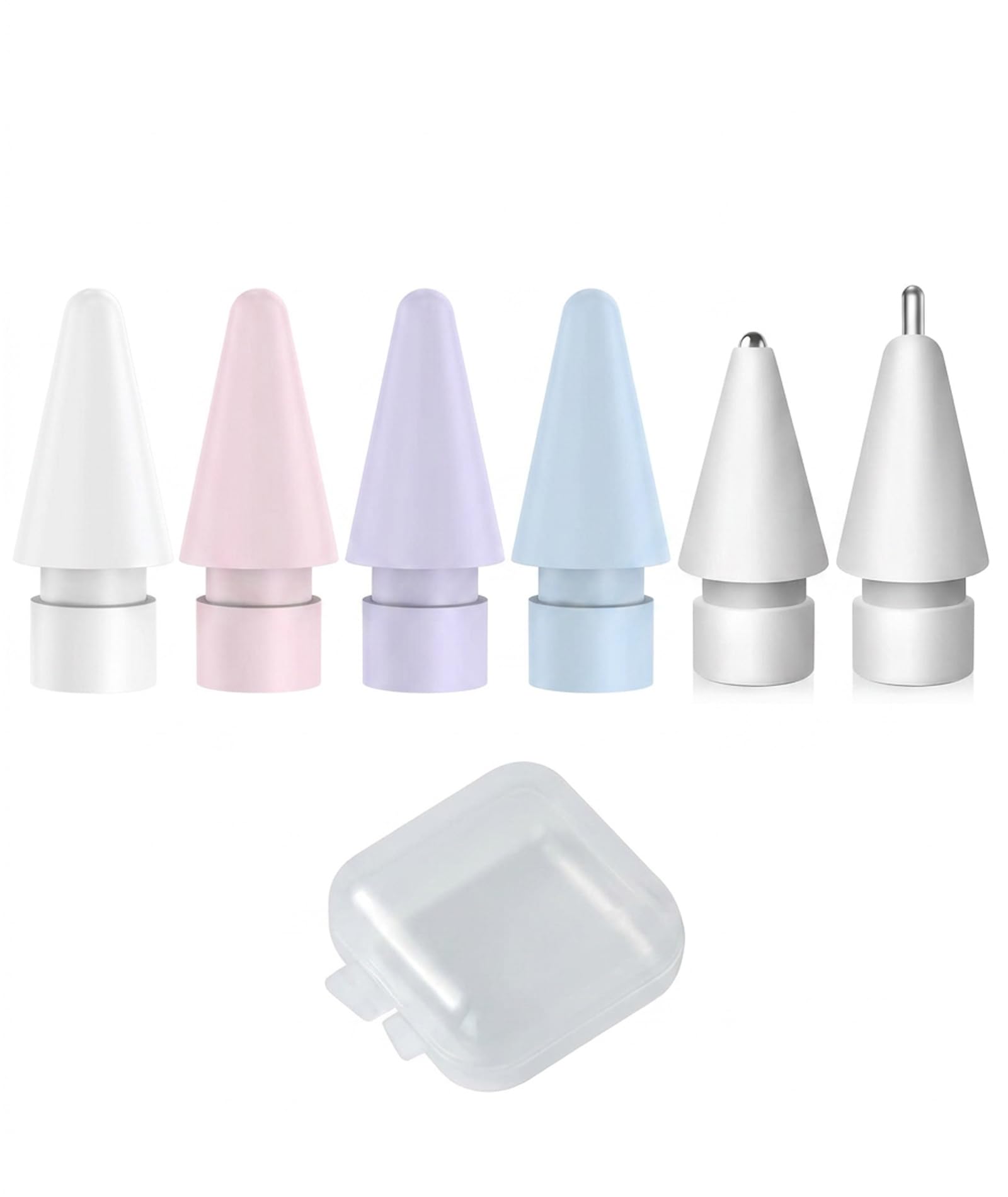 6 PCS Stylus Replacement Tips, Wear-Resistant Pen Tips and Silent Stylus Nibs for Capacitive Touch Screens, Tablet Drawing Accessories for Digital Art and Note-Taking-image-39