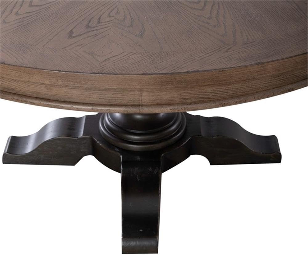 LIBERTY FURNITURE INDUSTRIES, INC. Americana Farmhouse Opt Pedestal Table - Black