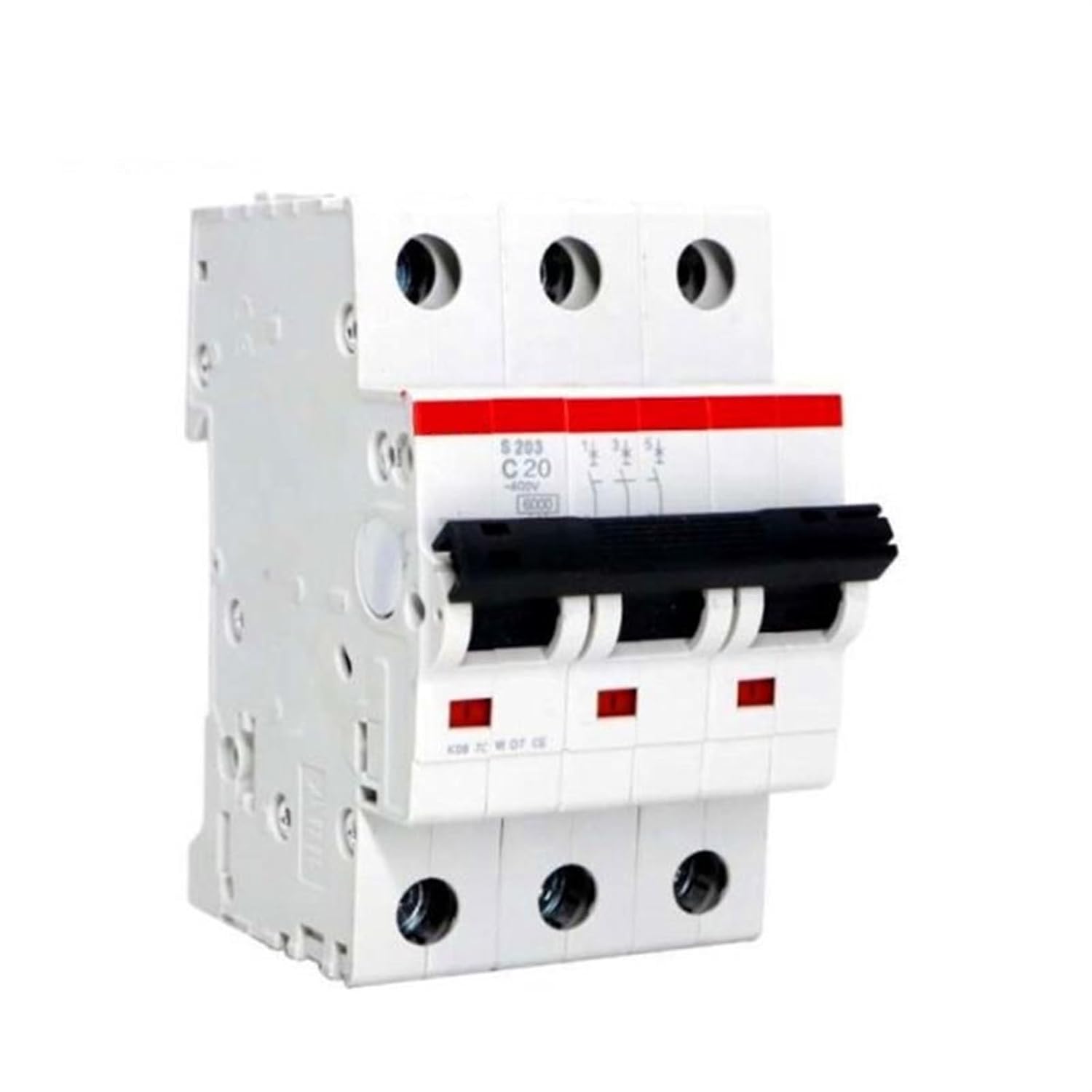 S200 1P 2P Miniature Circuit Breaker S200 1P 2P Type C 1A 2A 3A 4A 6A 10A 16A 20A 25A 32A 40A 50A 63A 1Pcs(2P,1A)