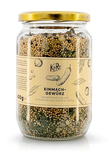 KoRo - Einmachgewürz 400 g - Gewürzmischung zum Einlegen von Gemüse - Würzig-herb im Geschmack -...