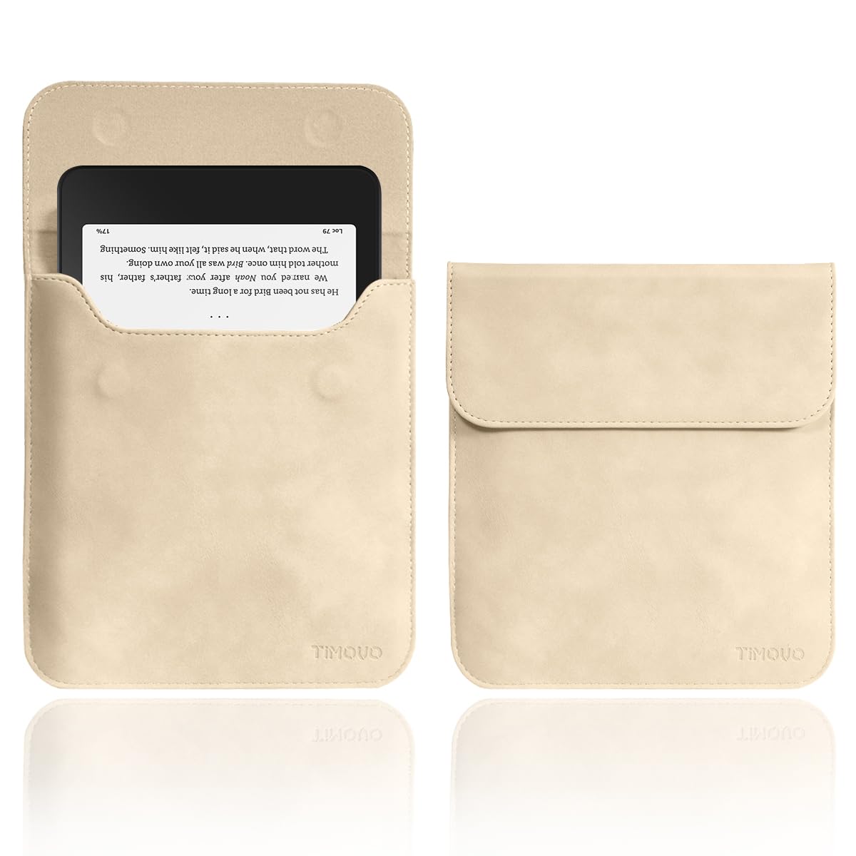 TiMOVO Custodia per E-Reader, 7"/6,8" Paperwhite (12ª/11ª generazione – 2024/2021) e Colorsoft Signature Edition, Borsa Protettiva per Dispositivi Kobo, Albicocca