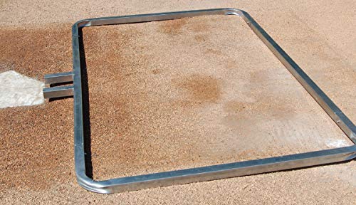 Trigon Sports Softball Batters Box Template, Baseball Batting Box Template, Heavy Duty, Softball Coaching Accessories, Size: 3’ x 7’
