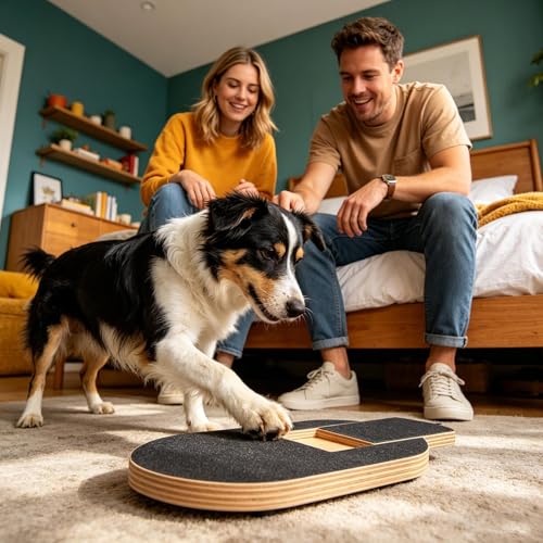Outil d'entraînement d'intérieur chien : puzzle interactif et soin