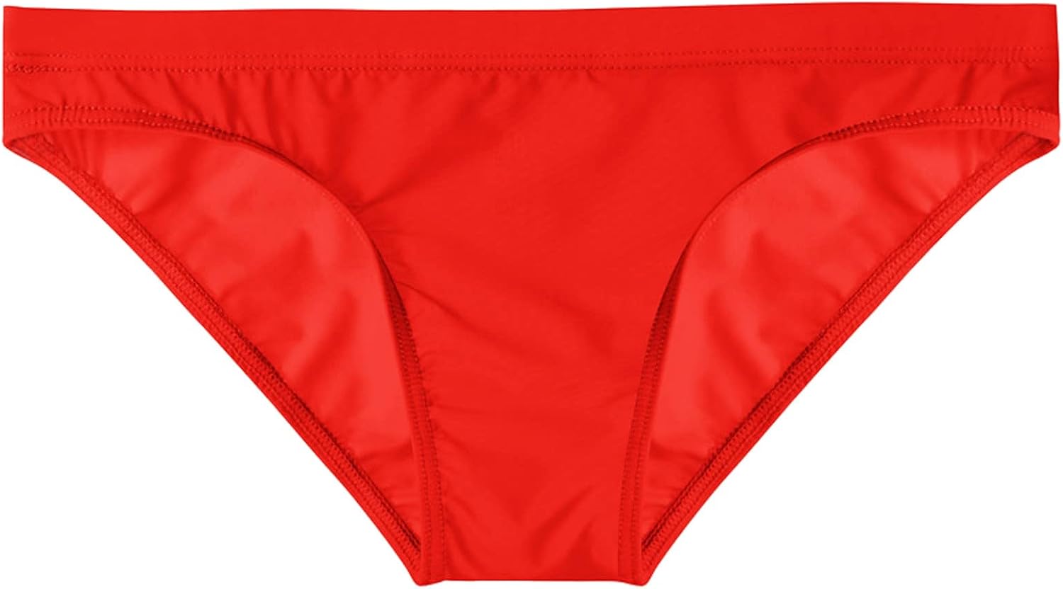 Boxers for Men Ice Silk Sexy Stretch Seamless Soft Bulge Fashion Comfortable Casual Loose Light Stretchy Casual Quick Dry Elegant Sports Elastic Red