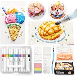 Shuttle Art 44 stuks Magic 3D Foam Texture Painting Kit