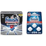 Finish - Quantum with Activblu Technology - 64ct - Dishwasher Detergent - Dishwashing Tablets with...