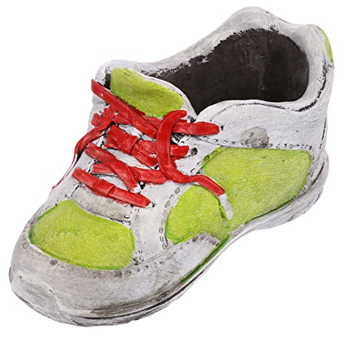 Toyvian Creative Imitation Shoe Succulent Planter Retro Flowerpot for Home Office and Garden Decor for Succulents and Micro Landscapes Unique for Plant Lovers