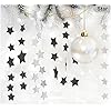 Amazon.com: Glitter Black Star Hanging Garland - Twinkle Paper Star ...