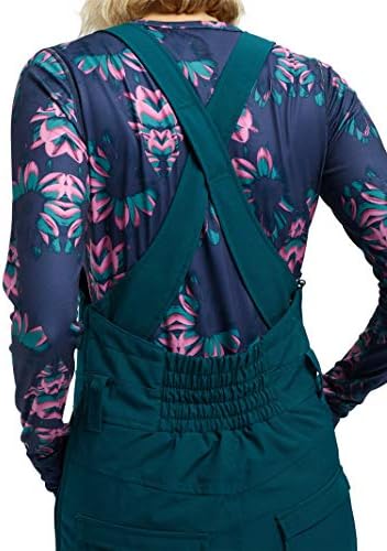 Burton Womens Avalon Bib Pant, Deep Teal, X-Small - 5