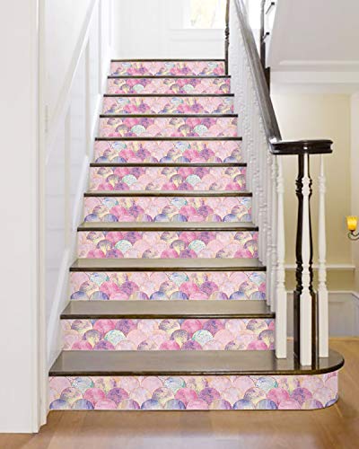 Amazing Wall Peel And Stick Wallpaper Pink Scale Ombre Self Adhesive 500Cm #TOP4