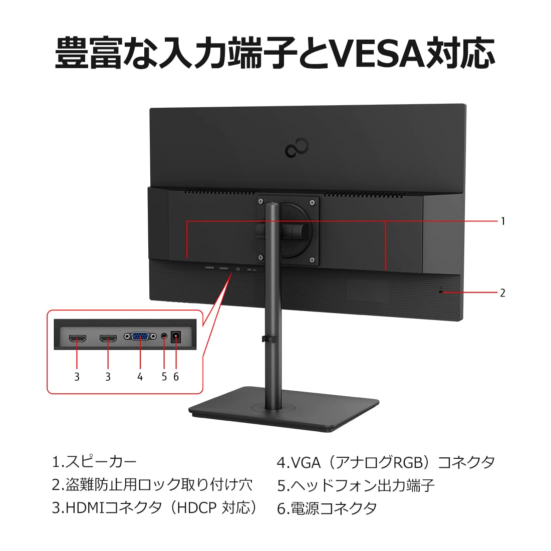 Amazon.co.jp: 【公式】 富士通 ディスプレイ27型 (IPSパネル/フルHD 