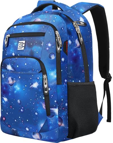 Laptop Backpack,Business Travel Anti Theft Slim Durable Laptops Backpack with USB Charging Port,Water Resistant College Computer Bag for Women & Men Fits 15.6 Inch Laptop and Notebook-Dreamy Blue