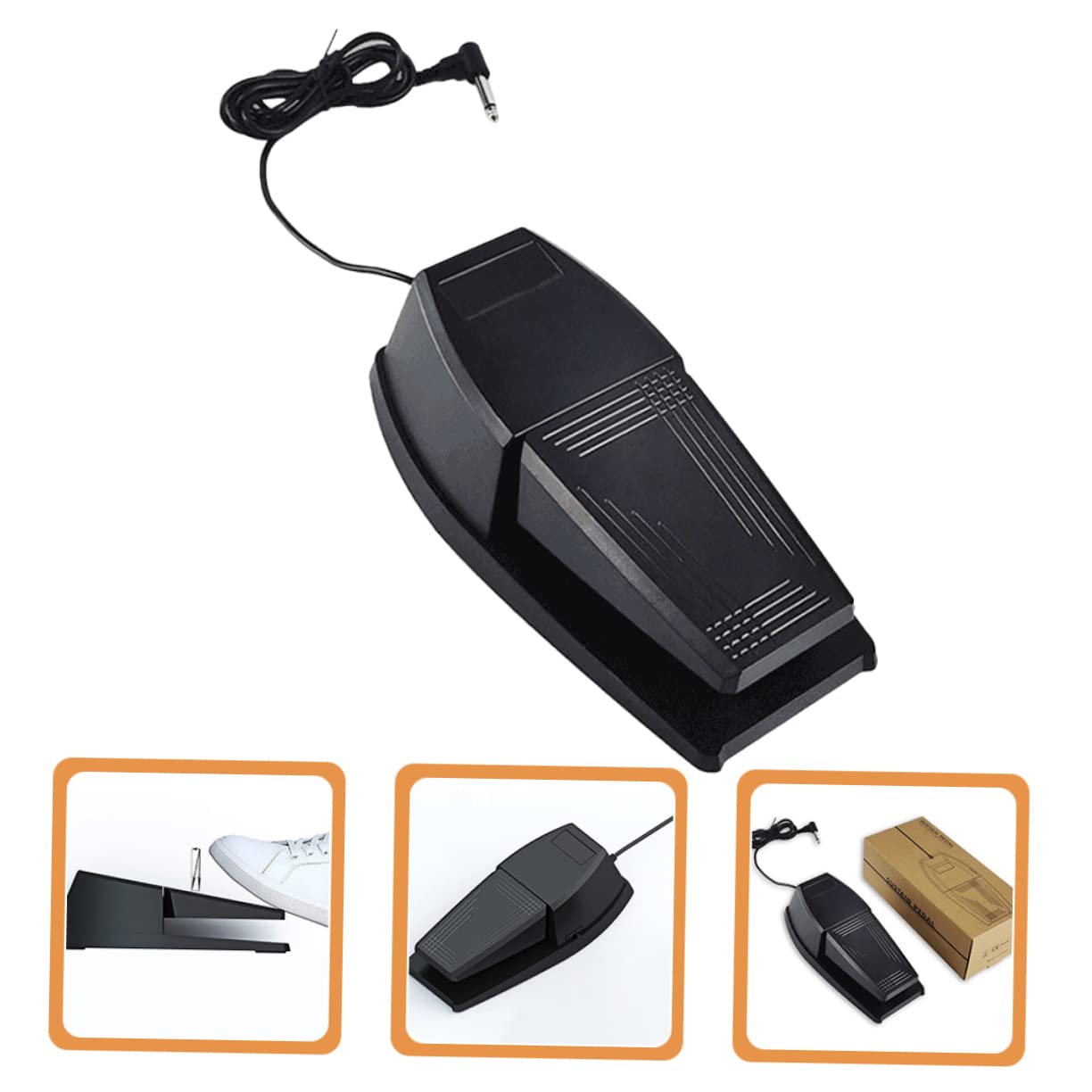 ibasenice Pedal De Para Piano Digital y Electrónico Diseño Antideslizante Accesorio Para Teclados y Sintetizadores Resistente y Para Músicos Profesionales