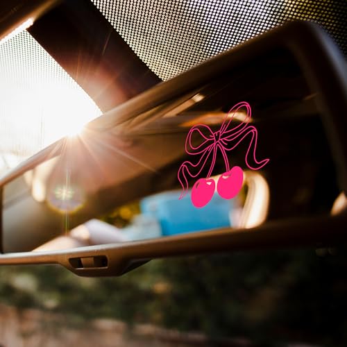 Image of Set 3Pcs Cherry Bow Car Decal