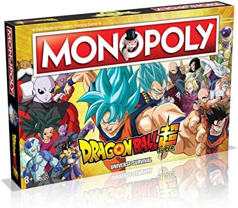 Winning Moves Dragon Ball Z Super Edition Monopoly – Italy Merchandising