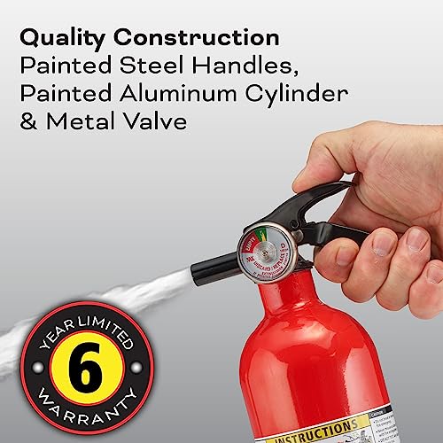 Image of Kidde Kitchen + Home Fire Extinguisher Set, 711A | 1-A:10-B:C, RESSP+FA110G | Residential Extinguisher Combo Set for Small Cooking Oil and Grease Fires + Common Household Fires, 2.5 lb. Dry Chemical