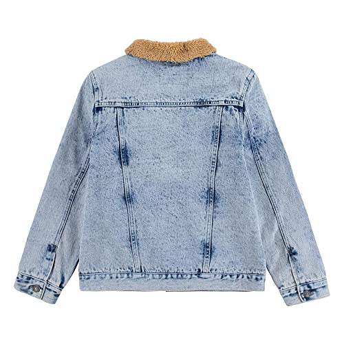 Levi's® Boy's Sherpa Trucker (Big Kids) Easy Daze Md (10-12 Big Kid) #TOP1