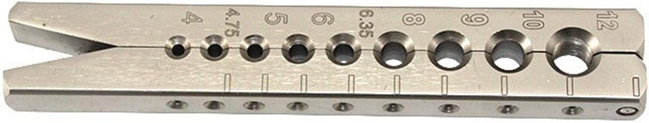 Brake Line flarings Tool Swaging HVAC Pipe Expander Repair Eccentric ConeRefrigerations for Copper Tube 45 Degree, Size1, Silver