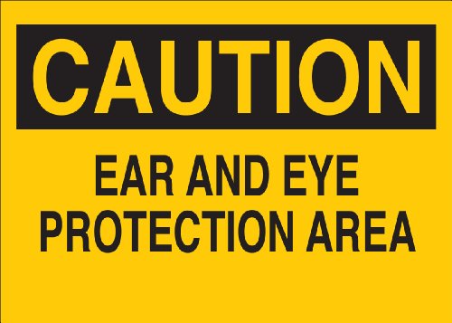 Panneau ear and eye protection area Brady pour résoudre le manque de signalisation en zone bruyante